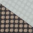Тканини бавовняні сумішеві - Котон-сатин принт великі бежеві годинники на чорному