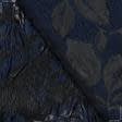 Ткани распродажа - Костюмный трикотаж  фукро сине-черный