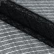 Тканини horeca - Тюль сітка Адольфа чорна з обважнювачем