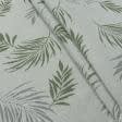Тканини для перетяжки меблів - Гобелен листя папороті ,зелений