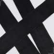 Ткани готовые изделия - Липучка Велкро пришивная жесткая часть черная 100мм/25м