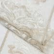 Тканини фурнітура для декора - Декоративне мереживо Верона колір молочно-золотий 17 см