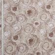 Ткани портьерные ткани - Жаккард Трамонтана круги бордовые, бежевые