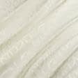 Тканини жаккард - Портьєрна тканина Муту /MUTY-84 квітка колір ванільний крем