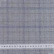 Тканини для піджаків - Костюмна Кабазон синьо-коричнева клітинка на сірому