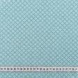 Тканини для чохлів на стільці - Скатертна тканина  ДОЛМЕН (сток) /  DOLMEN бірюза