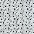 Ткани ненатуральные ткани - Жаккард Домики коты черныефон серый