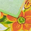 Тканини текстиль для кухні - Рушник вафельний  набивний 40х70 ластівки в квітах