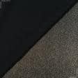 Тканини для блузок - Атлас платтяний KIRAN FOIL напилення золото на чорному