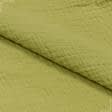 Тканини для дитячого одягу - Платтяний муслін світло-оливковий