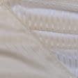 Тканини вуаль - Тюль вуаль Вальс смуга колір пряжене молоко з обважнювачем
