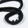Ткани готовые изделия - Шнур окантовочный Корди цвет черный 10 мм