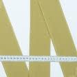Тканини фурнітура і аксесуари для одягу - Репсова стрічка Ялинка Глед колір гірчиця 67 мм