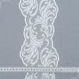 Тканини для печворку - Декоративне мереживо Ленора колір молочний 16 см