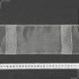 Тканини фурнітура для дома - Тасьма шторна Хвиля на трубу прозора 100мм±0.5мм/50м