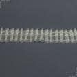 Ткани фурнитура для декора - Тесьма шторная Карандашная прозрачная КС-1:2 50мм±0.5мм/50м
