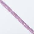 Ткани фурнитура для декора - Бахрома кисточки Кира матовая мальва 30 мм (25м)