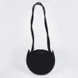 Ткани сумка шоппер - Сумка с шнура Knot Bag круглая черная  S