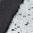 Ткани для платьев - Сетка пайетки  матовые черная/белая