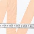 Ткани тесьма - Репсовая лента Грогрен  цвет персиковый 40 мм