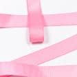 Ткани тесьма - Репсовая лента Грогрен  розовая 20 мм