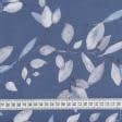 Тканини для сорочок і піжам - Сатин набивний MACOSATEEN листя