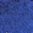 Ткани для блузок - Сетка пайетки матовые синяя/серая
