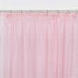 Ткани готовые изделия - Тюль Вуаль Креш розовый с утяжелителем  300/270 см (100635)