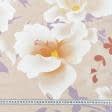 Ткани для дома - Сатин набивной PARIS DREAM цветы