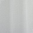 Ткани гардинные ткани - Тюль кисея Плумети софт молочная горошки лиловые с утяжелителем