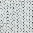 Тканини портьєрні тканини - Жакард Гурлі котики чорний, фон сірий