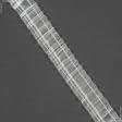 Ткани для дома - Тесьма шторная Равномерная нефиксированная прозрачная  40мм±0.5мм/50м