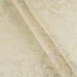 Ткани хлопок смесовой - Скатертная ткань Сол вязь цвет золото