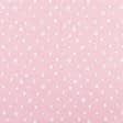 Тканини для дитячої постільної білизни - Бязь ТКЧ набивна горох рожевий