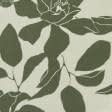 Тканини для суконь - Штапель Фалма принт оливкові квіти на світло-бежевому