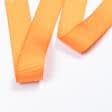 Тканини для декору - Репсова стрічка Грогрен помаранчева 20 мм