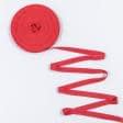 Ткани тесьма - Декоративная киперная лента елочка красно-бордовая 15 мм
