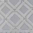 Ткани для декоративных подушек - Декоративная ткань Конде ромб серый