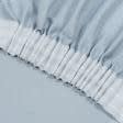 Тканини штори - Штора Рогожка лайт  Котлас  блакитна крейда 150/270 см  (170776)