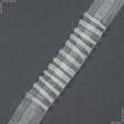 Тканини фурнітура для декора - Тасьма шторна Рівномірна прозора КС 1:2.5  40мм±0.5мм /100м