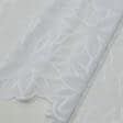 Ткани для тюли - Гардинное полотно гипюр муту белый