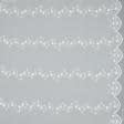 Ткани свадебная ткань - Тюль микросетка вышивка Софи  молочная  (фестон)