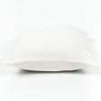 Тканини готові вироби - Чохол на подушку новорічний / Молочний, срібло з люрексом 45х45см