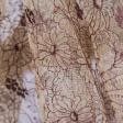 Ткани портьерные ткани - Гипюр вышивка бежевый