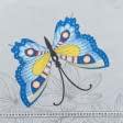 Ткани для постельного белья - Бязь набивная  голд DW бабочки мультиколор