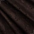 Ткани замша - Замша искусственная стрейч перфорация темно-коричневый