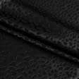 Ткани для платьев - Атлас лайт стрейч жаккард черный