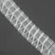 Ткани тесьма - Тесьма шторная Y-буфы прозрачная КС-1:3 75мм±0.5мм/50м