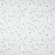 Ткани бязь - Бязь ТКЧ набивная васильки серые на белом