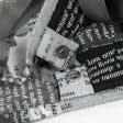 Тканини готові вироби - Сумка шоппер МАГЕЗІН коти,  на магніті /сірий, чорний 45х20